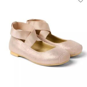 NWOT Janie and Jack Shimmer Ballet Flat